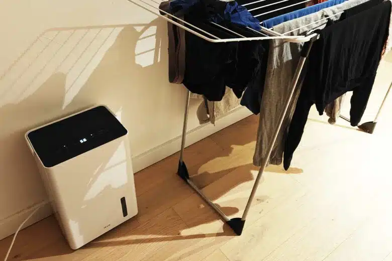 Une fonction « sèche-linge » intéressante quand on est dénué de sèche-linge électrique.