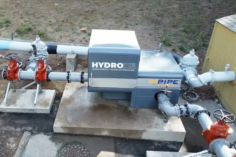 Un système Hydro XS installé sur un réseau de distribution d'eau.