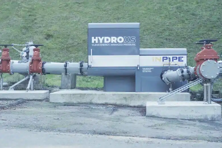 Une installation Hydro XS de InPipe Energy.