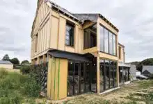 Chantier d'une maison par Geonefa.