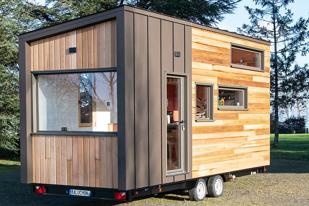 Une tiny house Baluchon, modèle Cardabelle.