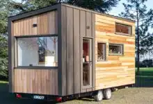 Une tiny house Baluchon, modèle Cardabelle.