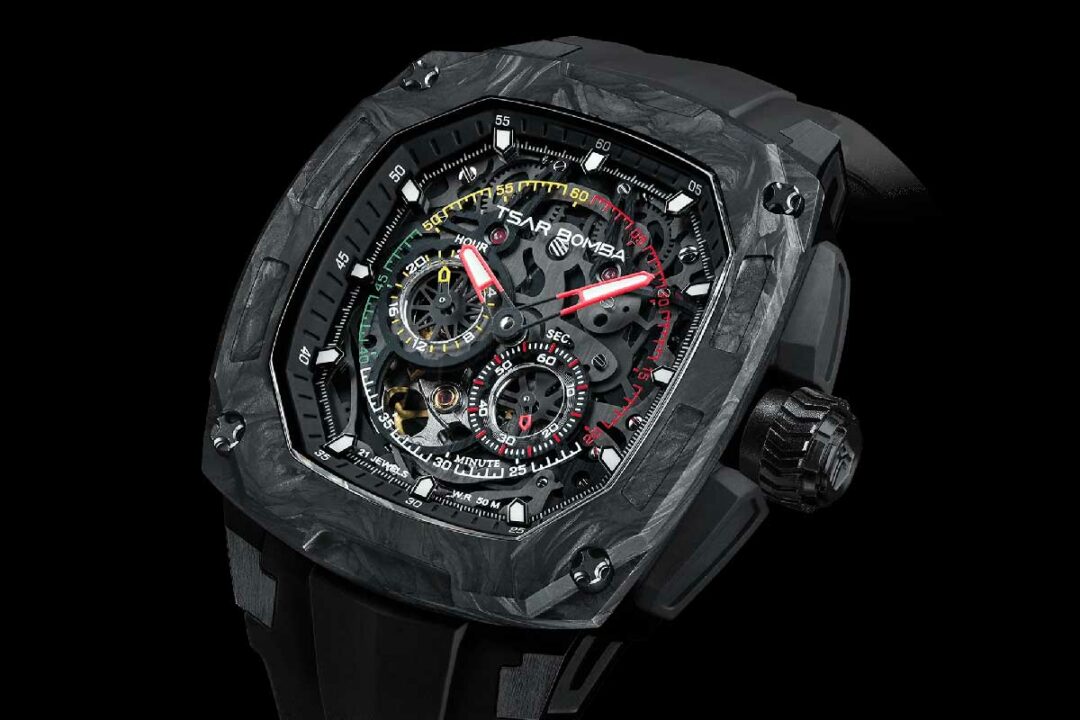 Tsarbomba dévoile une superbe montre automatique personnalisable, la Dark Matter TB8601