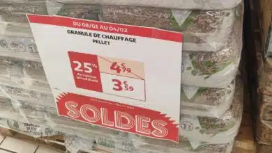 Des sacs de granulés moins chers que Leclerc (3,79 €), chez Auchan Castres 81100 (3,59 €).