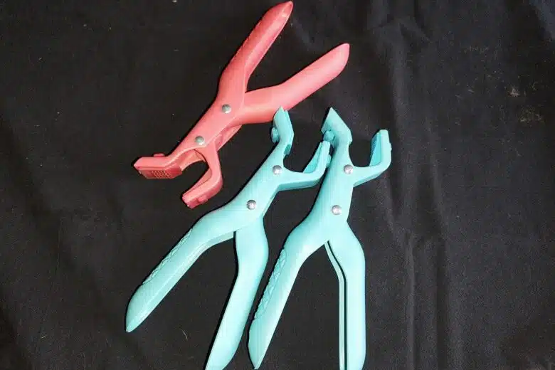 Les pinces en silicone, pratiques et colorées.