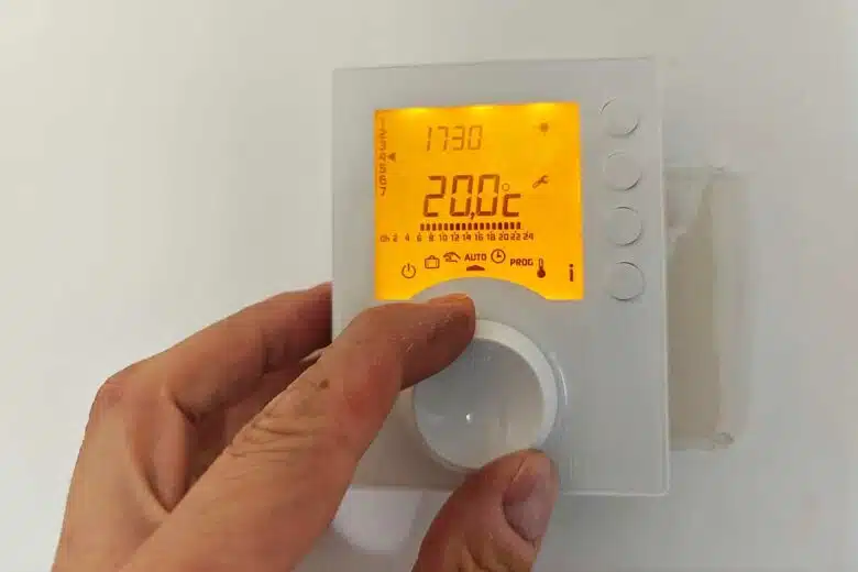 Programmation du thermostat.