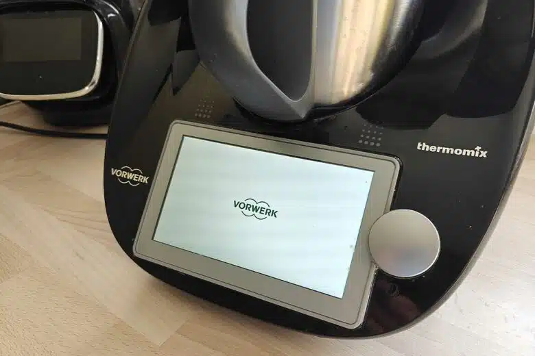 L'écran de contrôle d'un Thermomix.