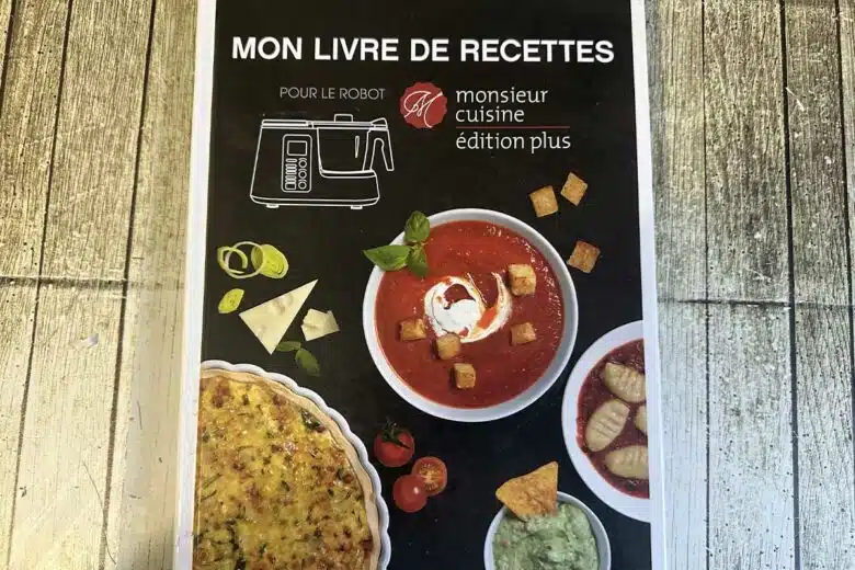 Le livre de recette papier de Lidl.