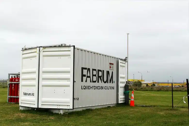 Un liquéfacteur Fabrum conteneurisé.