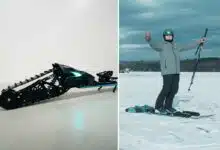 Des skis motorisés.