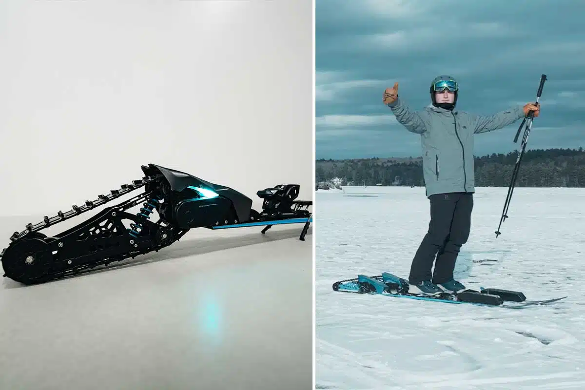 Des skis motorisés.