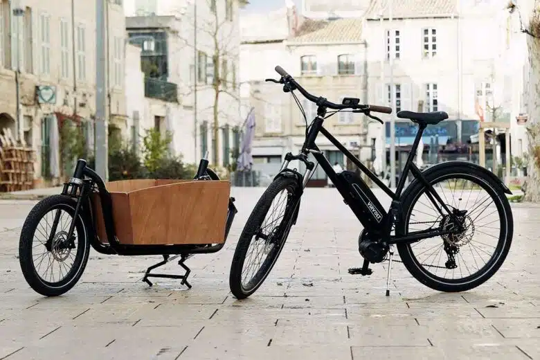 Un vélo modulable avec le kit cargo.