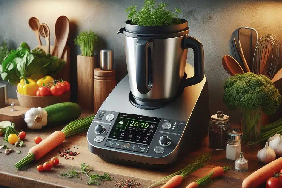 Le Thermomix TM7 imaginé par l'intelligence artificielle COPILOT.