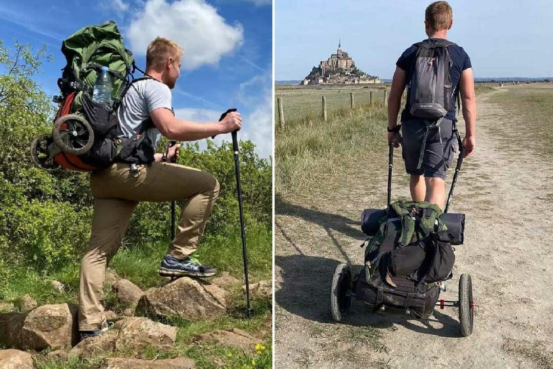 Un chariot de randonnée polyvalent.