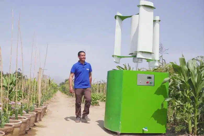 Le système de production d'eau atmosphérique YAWA.