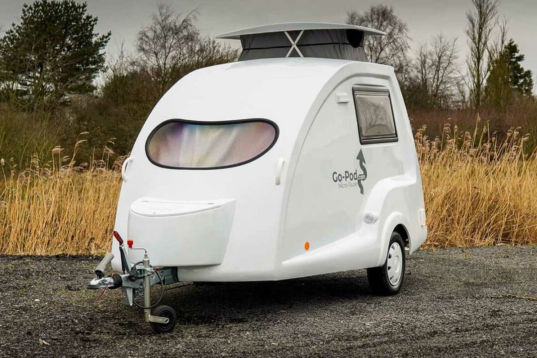 Une mini caravane Go Pod.