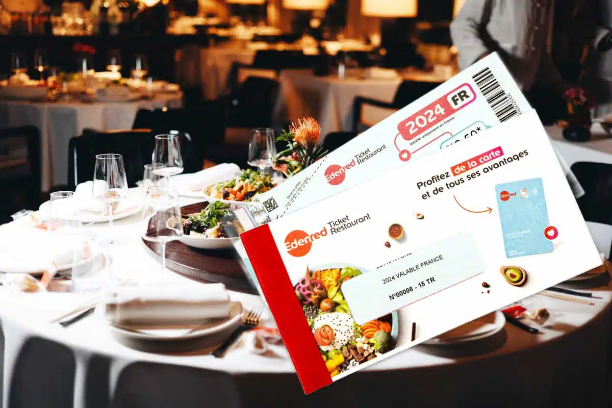 Des tickets restaurant pour payer ses repas.