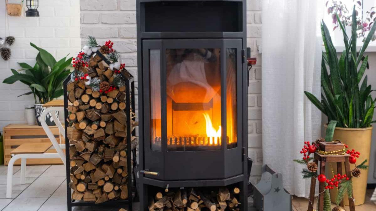 Ventilateur sans fil pour poêle à bois Autres accessoires pour cheminée Ventilateur  pour poêle à bois avec thermomètre