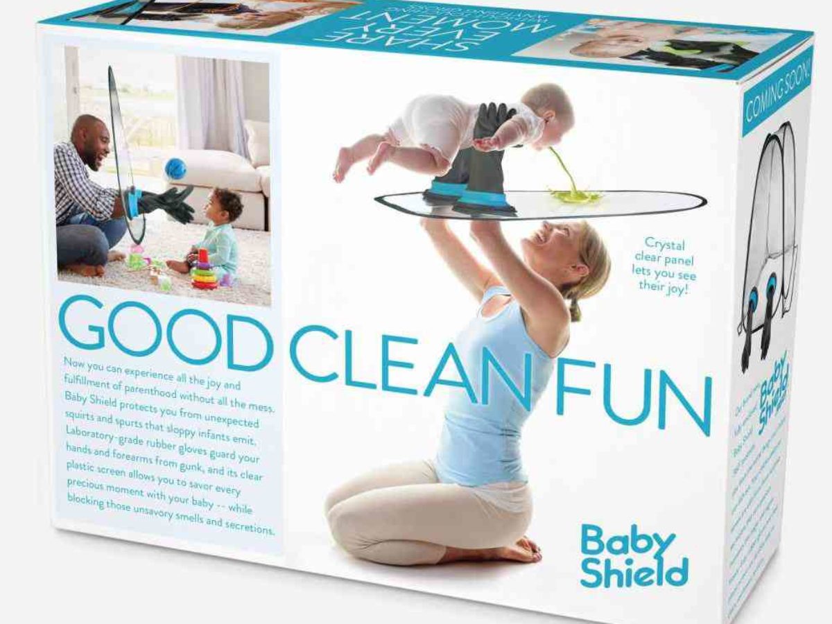 Baby Shield Un Bouclier Bebe Anti Vomissement Et Anti Pipi Vraiment Neozone