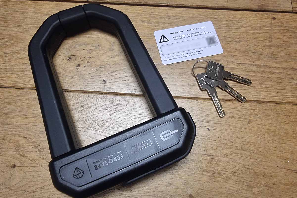 Antivol U vélo électrique Secure Diamond Hiplok D1000